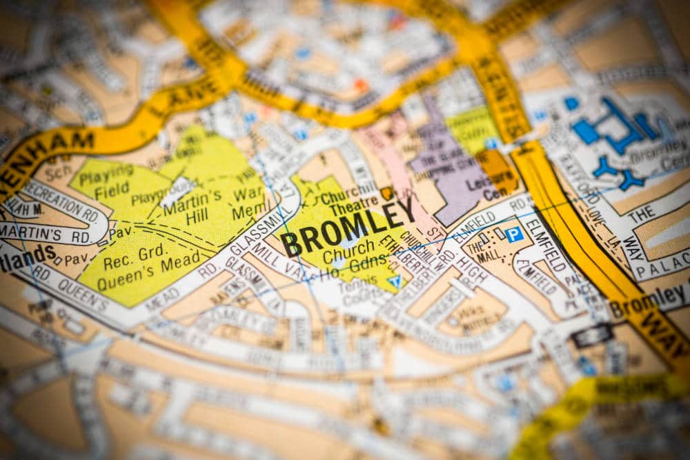 Bromley-London-Uk-Map